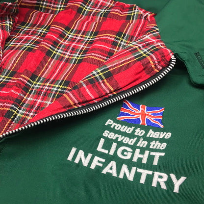 Proud to Have Served in The Light Infantry Harrington Jacket