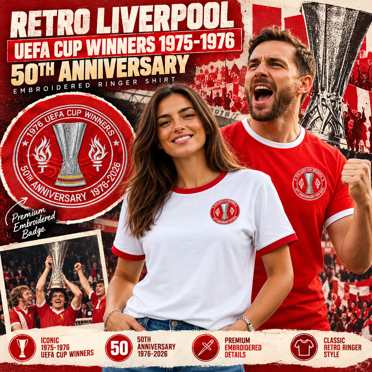 Liverpool 1976 UEFA Cup Shirt
