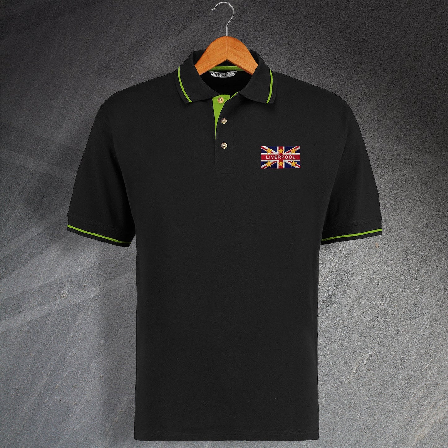 Liverpool Flag Polo Shirt
