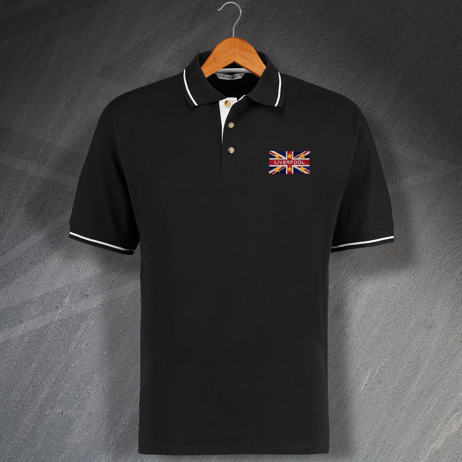 Liverpool Flag Polo Shirt