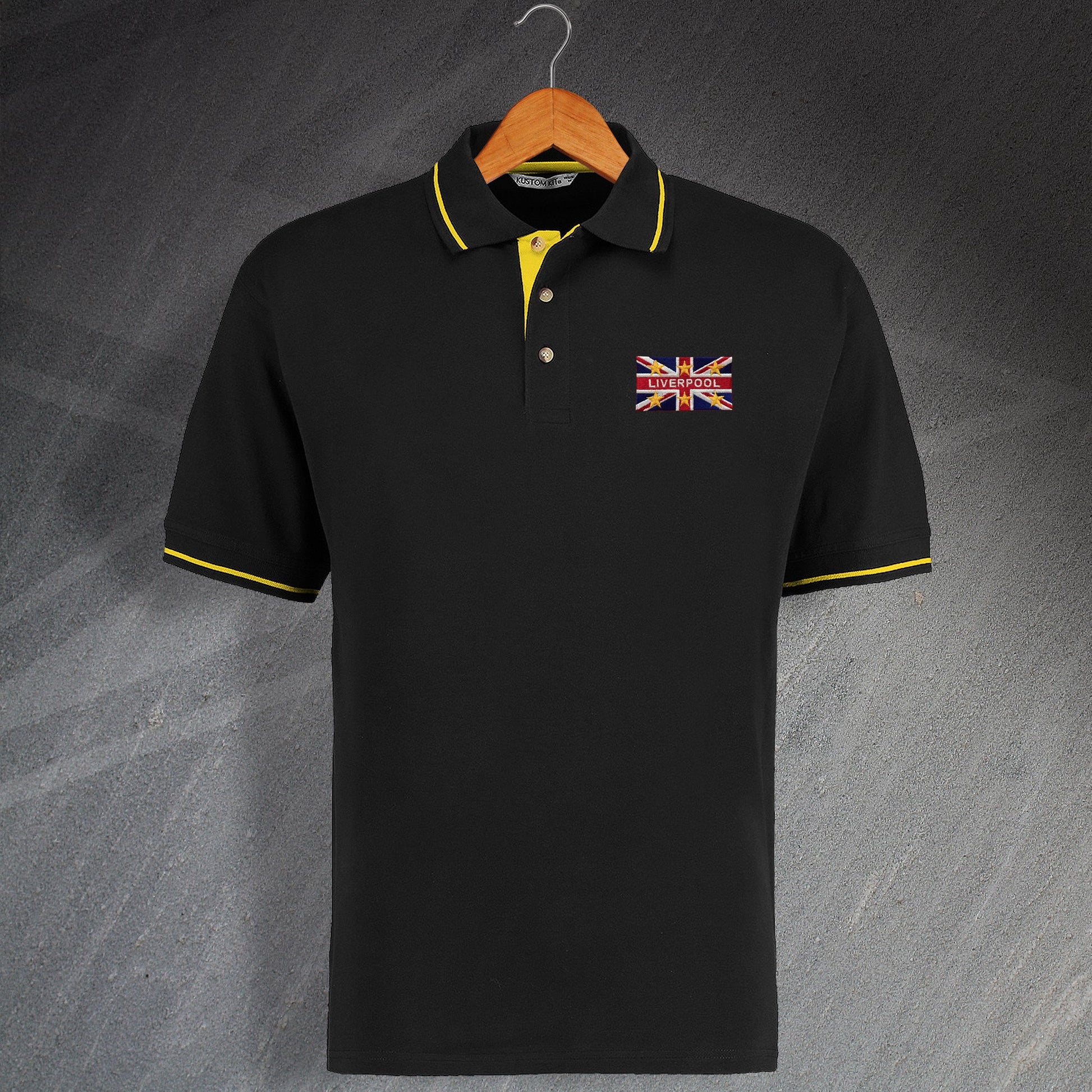 Liverpool Flag Polo Shirt
