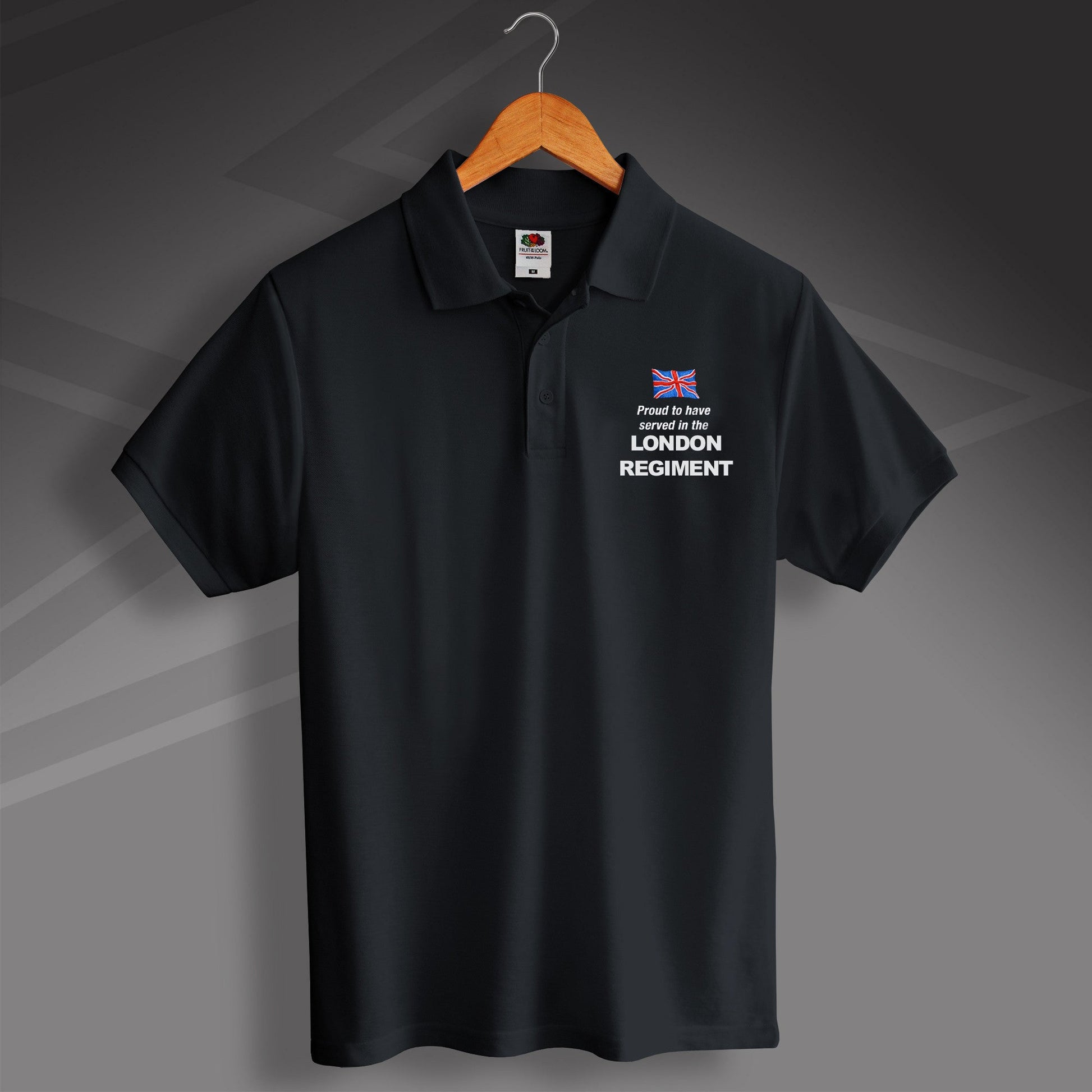 London Regiment Embroidered Polo Shirt