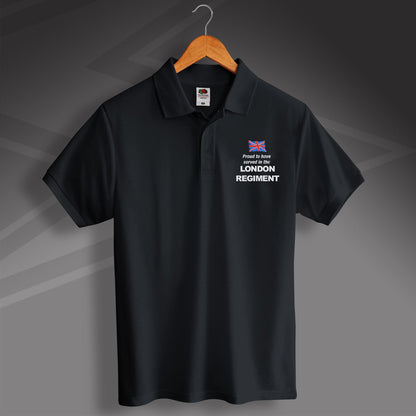 London Regiment Embroidered Polo Shirt