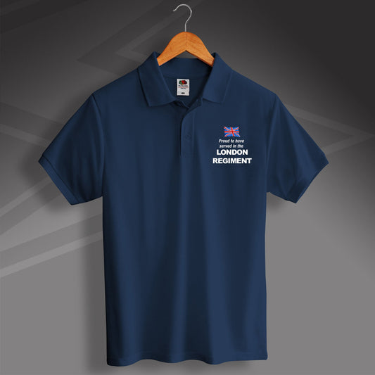 London Regiment Embroidered Polo Shirt