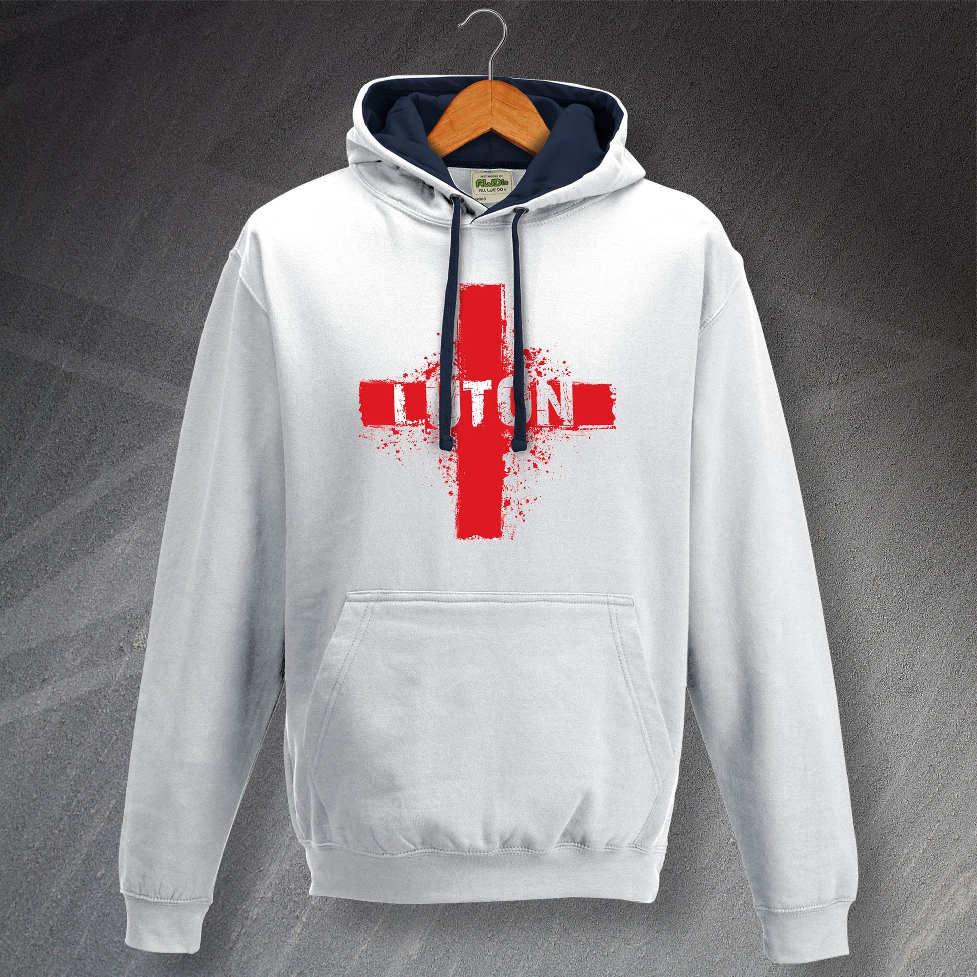 Luton Football Flag Hooded Tops