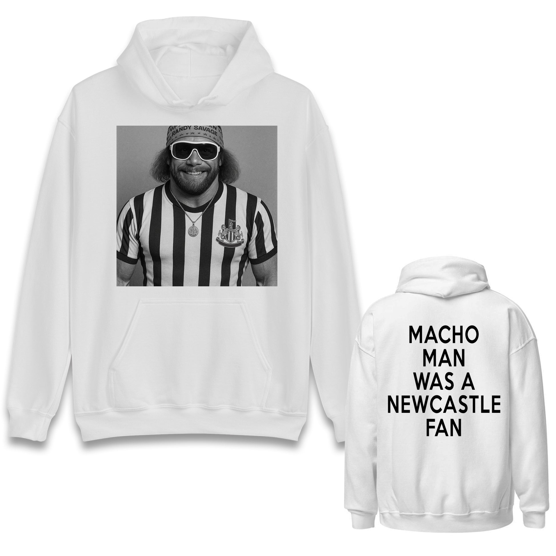 Macho Man Newcastle Hoodie