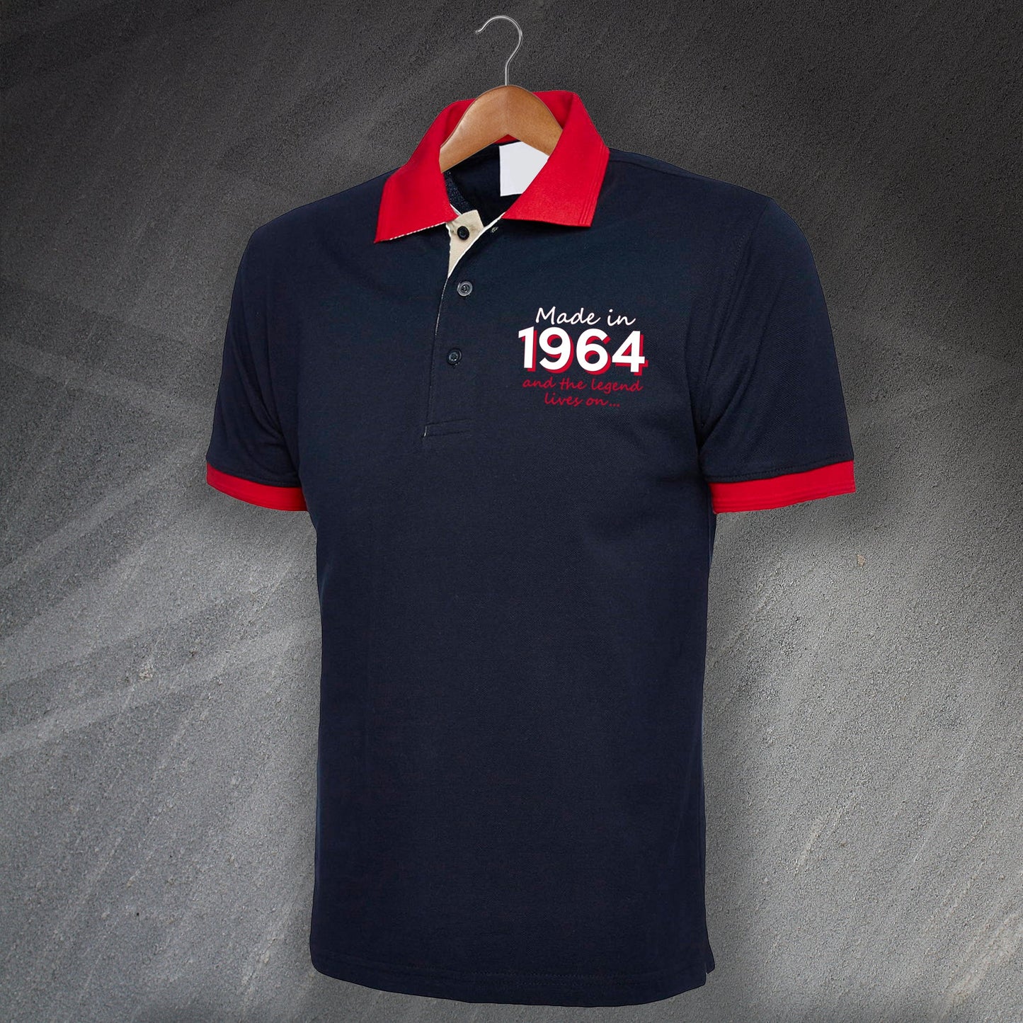 Made in 1964 and The Legend Lives On Polo Shirt