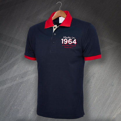 Made in 1964 and The Legend Lives On Polo Shirt