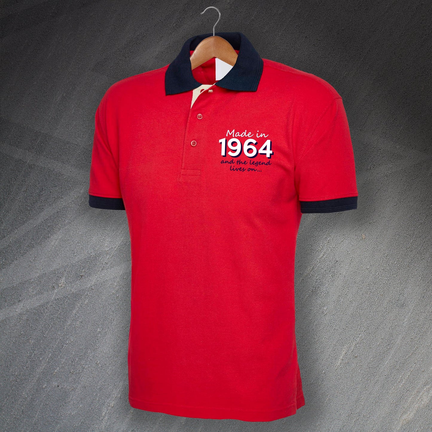 Made in 1964 and The Legend Lives On Polo Shirt