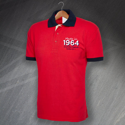 Made in 1964 and The Legend Lives On Polo Shirt