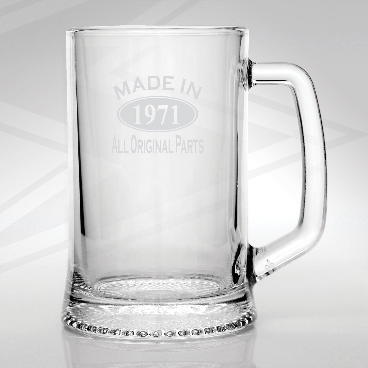 Made in 1971 Glass Tankard