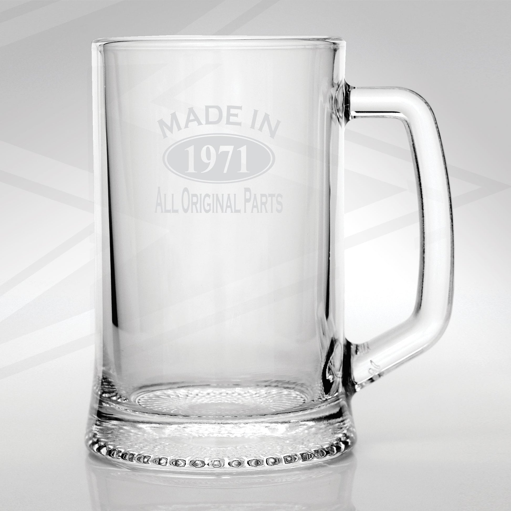 Made in 1971 Glass Tankard