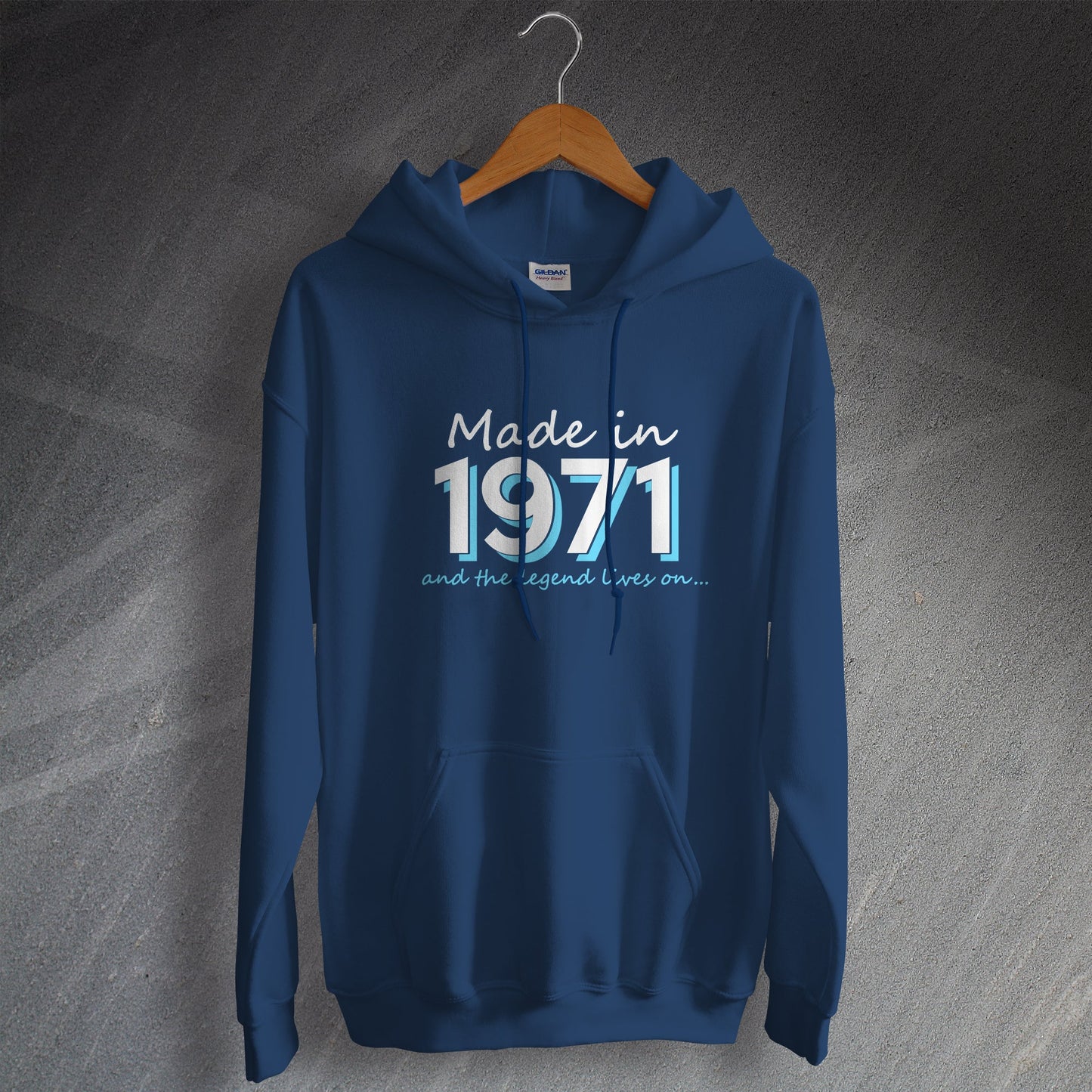 Made in 1971 and The Legend Lives On Hoodie