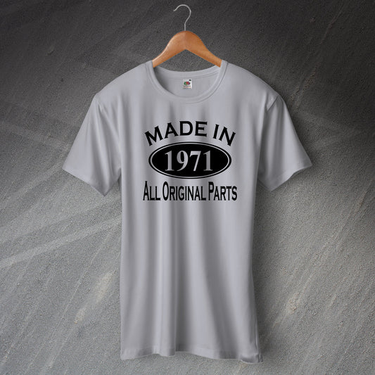 Made in 1971 T-Shirt