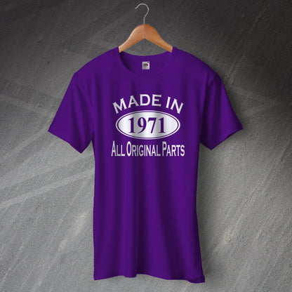 Made in 1971 T-Shirt