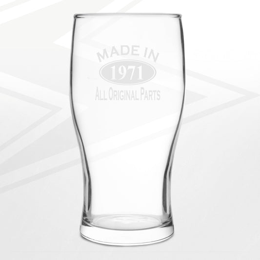 Made in 1971 Pint Glass