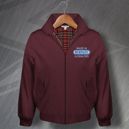Made in Burnley All Original Parts Embroidered Harrington Jacket