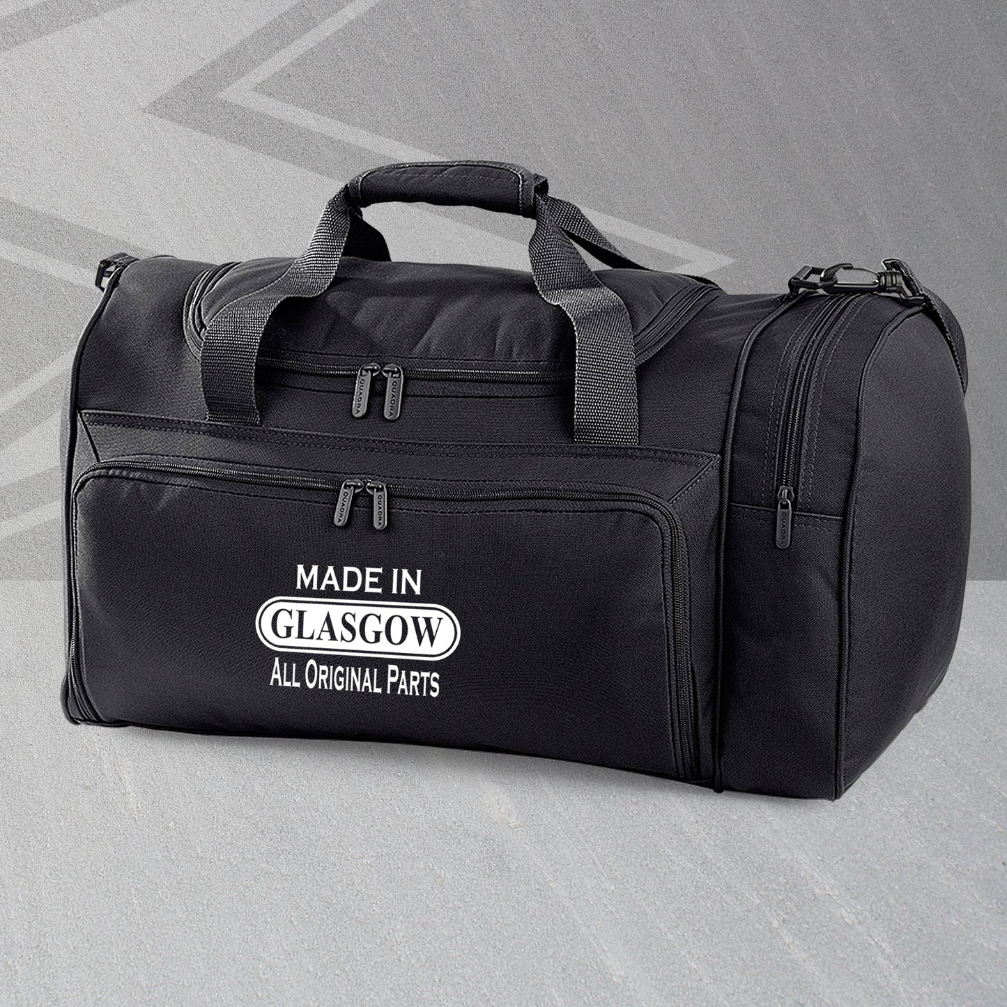 Made In Glasgow All Original Parts Embroidered Universal Holdall