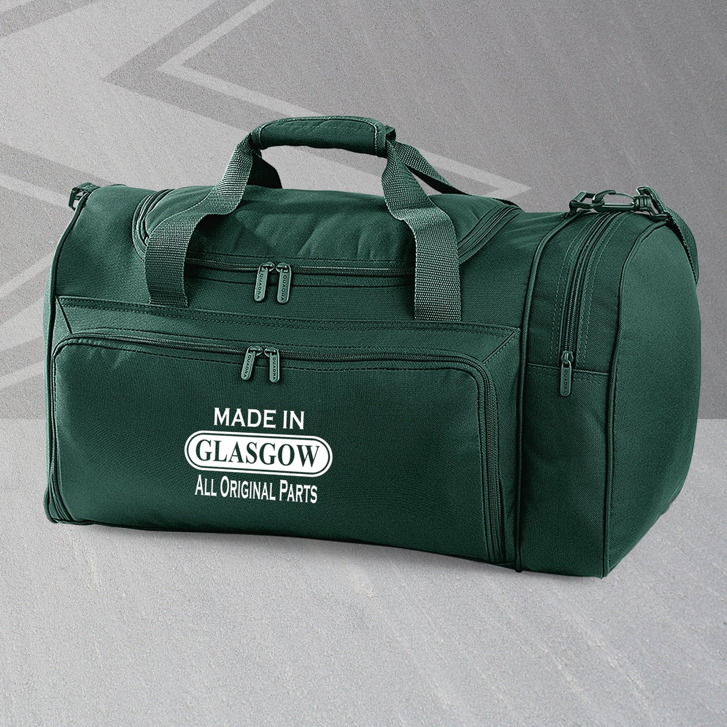 Made In Glasgow All Original Parts Embroidered Universal Holdall
