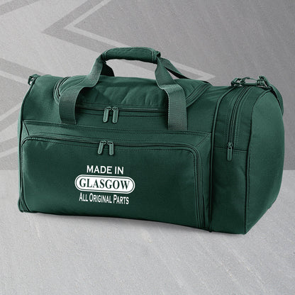 Made In Glasgow All Original Parts Embroidered Universal Holdall