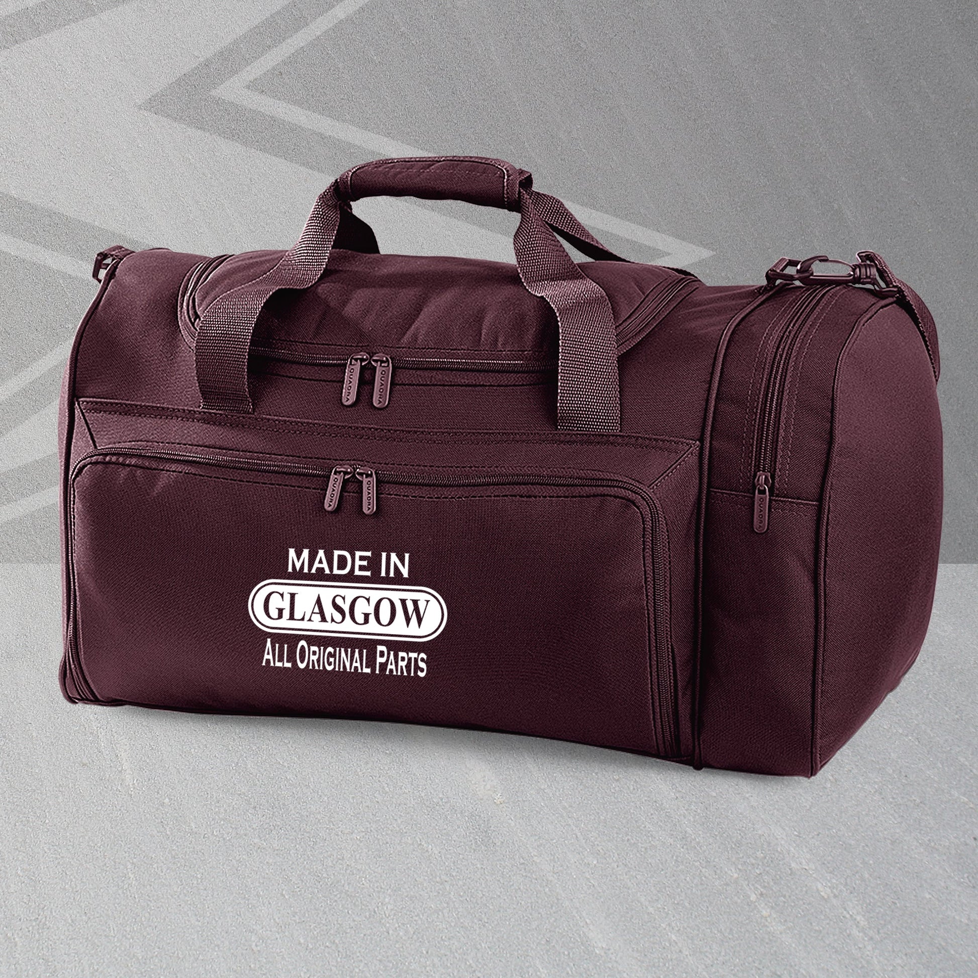 Made In Glasgow All Original Parts Embroidered Universal Holdall
