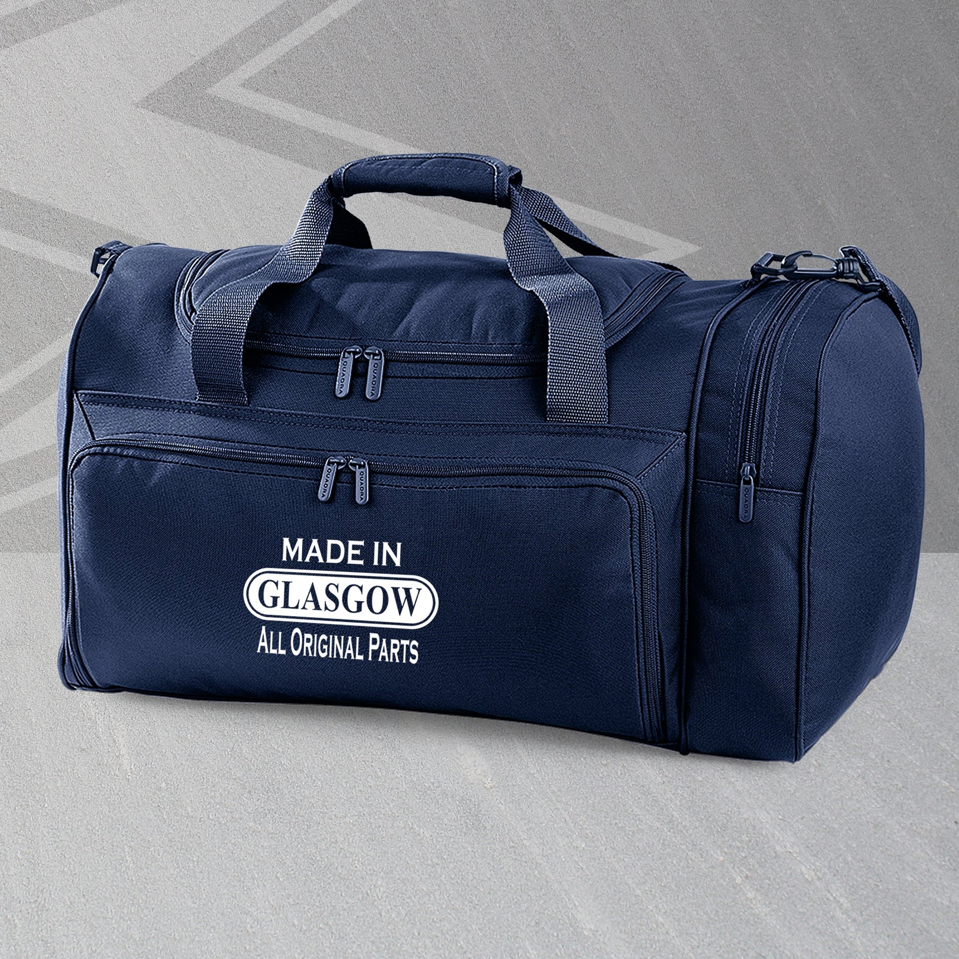 Made In Glasgow All Original Parts Embroidered Universal Holdall