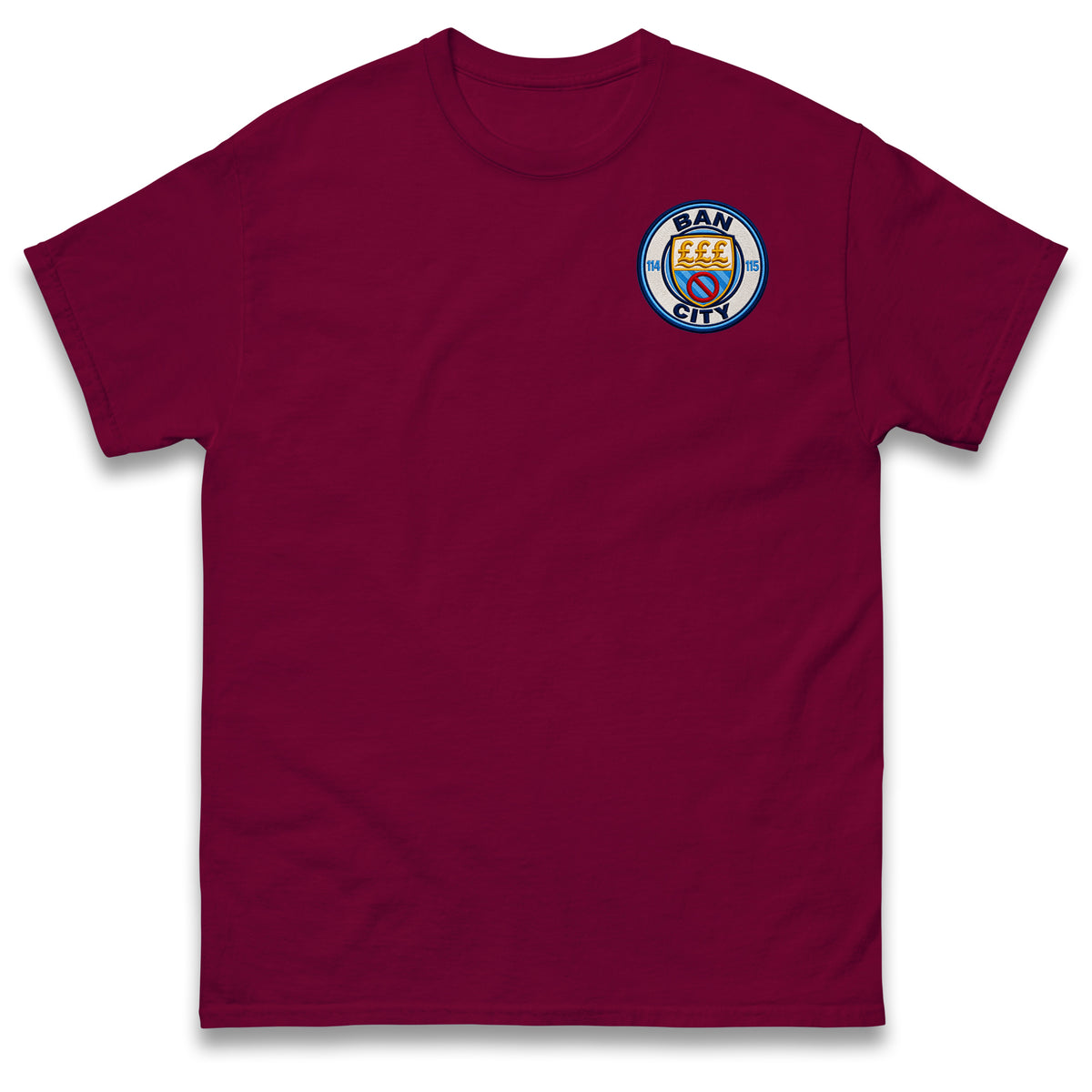 Man City 115 Charges Guilty Ban City Shirt