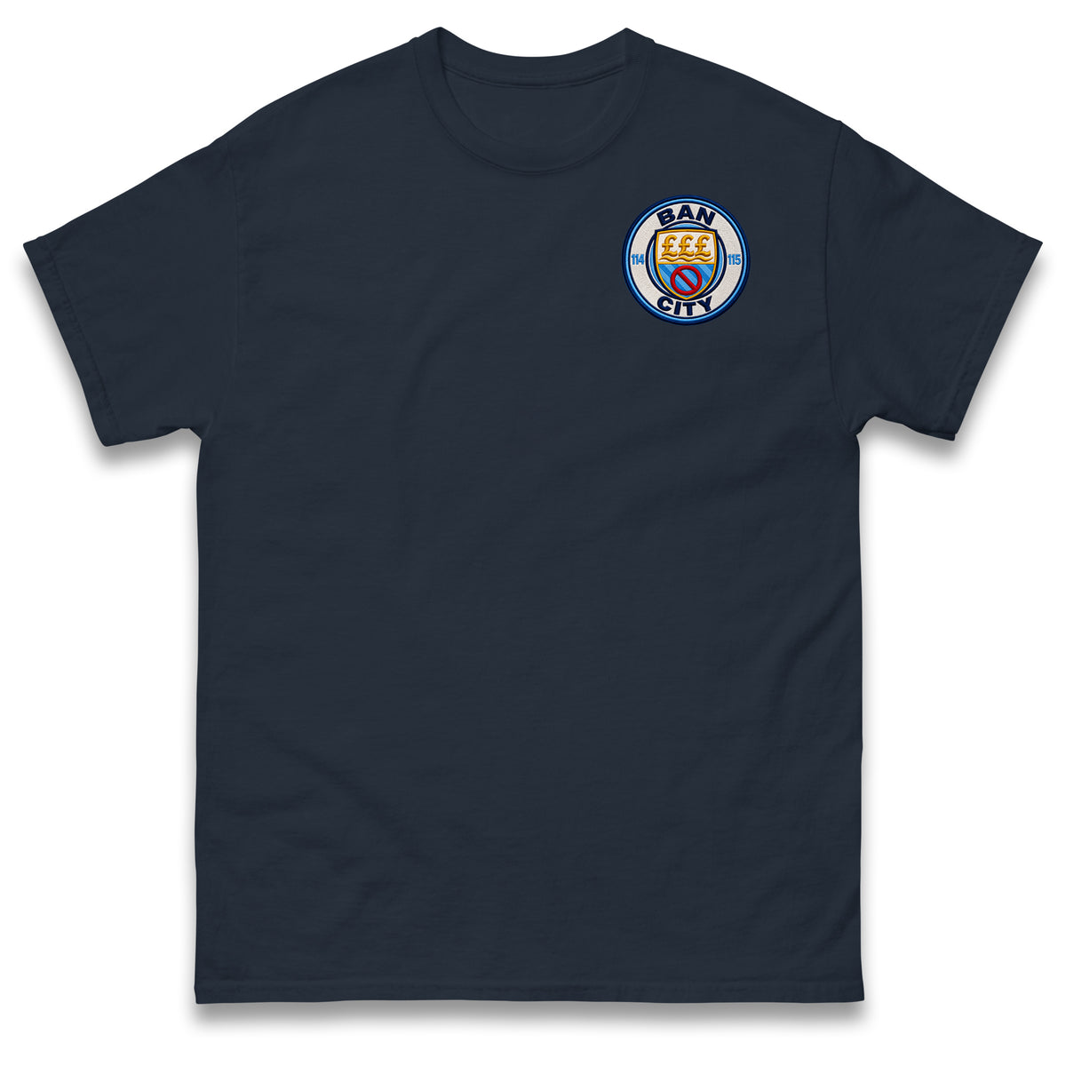 Man City 115 Charges Guilty Ban City Shirt