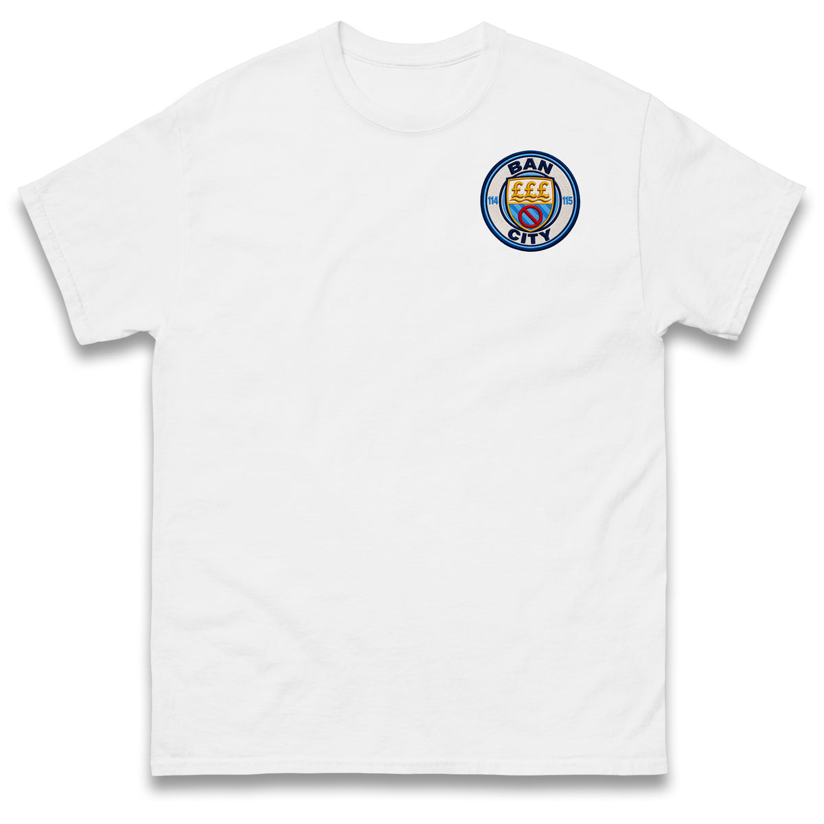 Man City 115 Charges Guilty Ban City Shirt