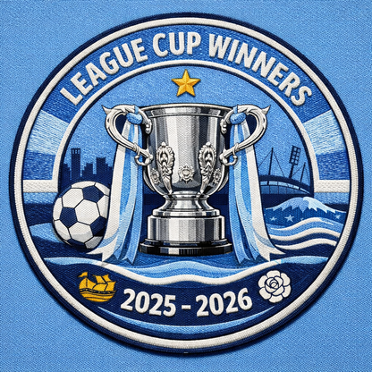 Man City League Cup 2026 Winners Shirt