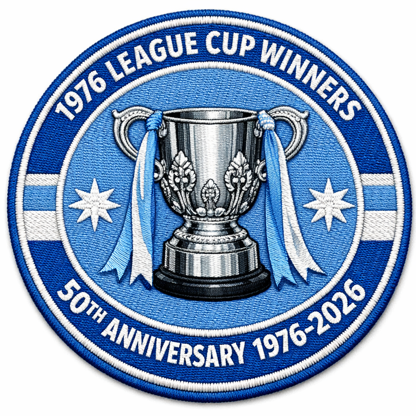 Manchester City 1976 League Cup Winners Shirt