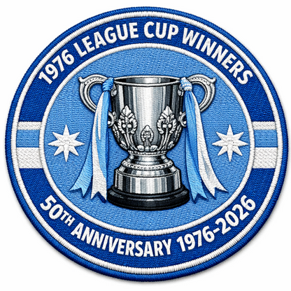 Manchester City 1976 League Cup Winners Shirt