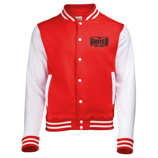 Manchester United Baseball Jacket Mens