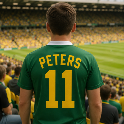 Peters 11 Embroidered Retro Sports Jersey with Print on Back