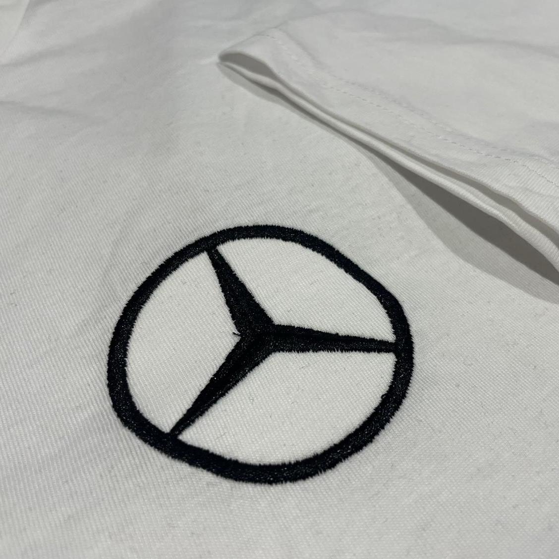 Mercedes Embroidered Classic T-Shirt - White Large