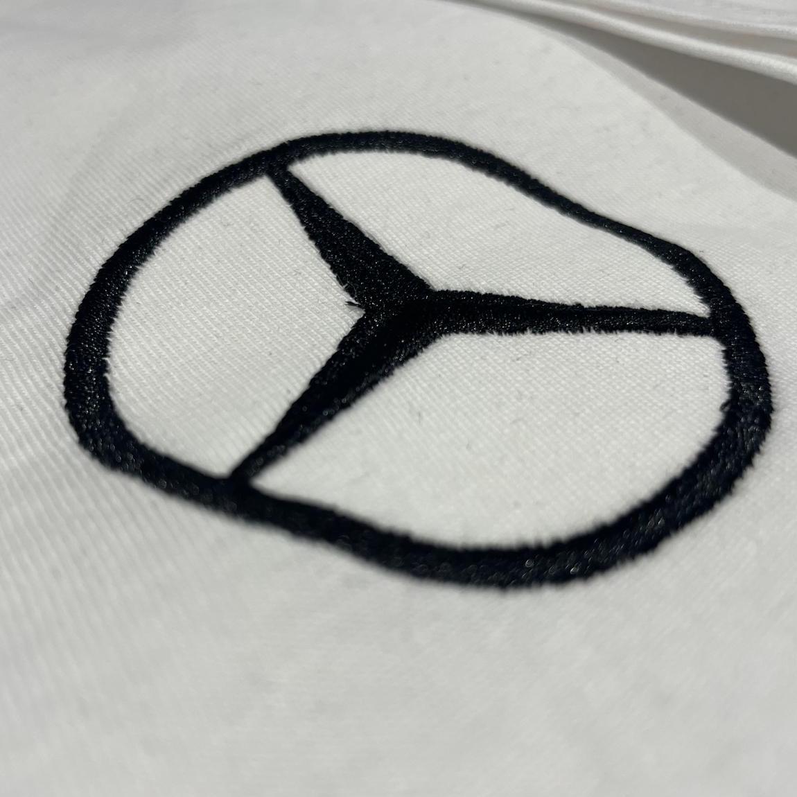 Mercedes Embroidered Classic T-Shirt - White Large