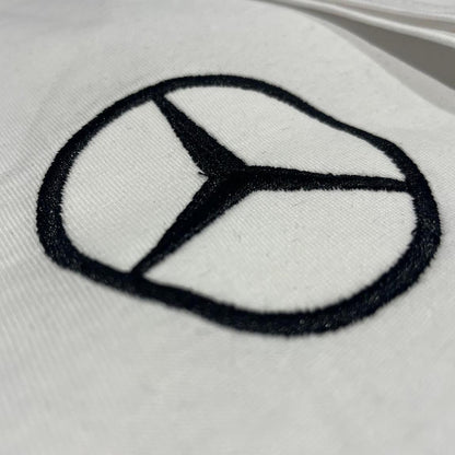 Mercedes Embroidered Classic T-Shirt - White Large