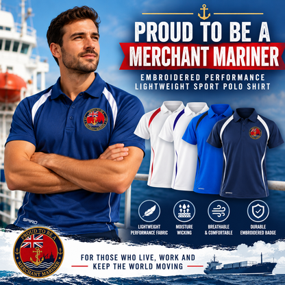 Proud to Be a Merchant Mariner Polo Shirt