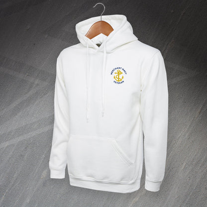 Merchant Navy Veteran Anchor Embroidered Hoodie