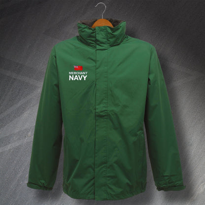 Merchant Navy Embroidered Waterproof Jacket