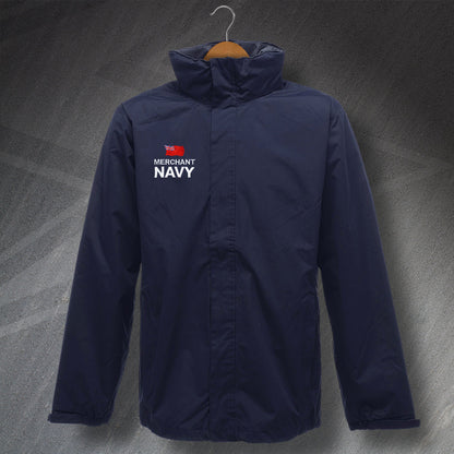 Merchant Navy Embroidered Waterproof Jacket
