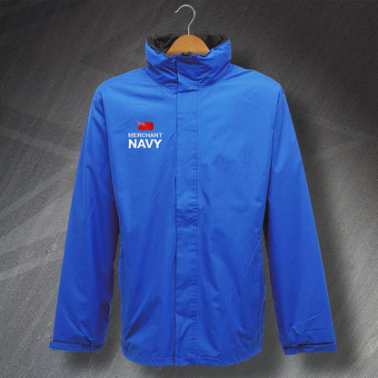 Merchant Navy Embroidered Waterproof Jacket