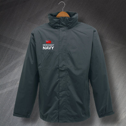 Merchant Navy Embroidered Waterproof Jacket