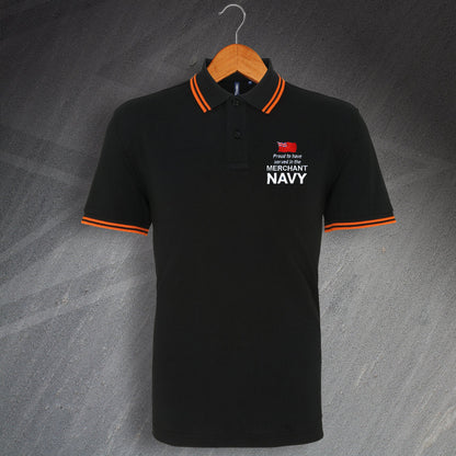 Merchant Navy Embroidered Polo Shirt