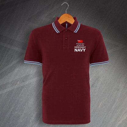Merchant Navy Embroidered Polo Shirt
