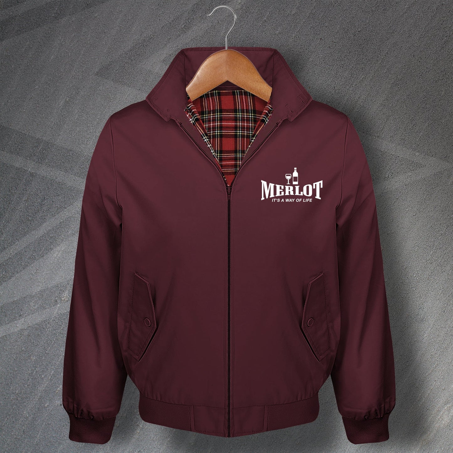 Merlot Red Wine Jacket for Sale