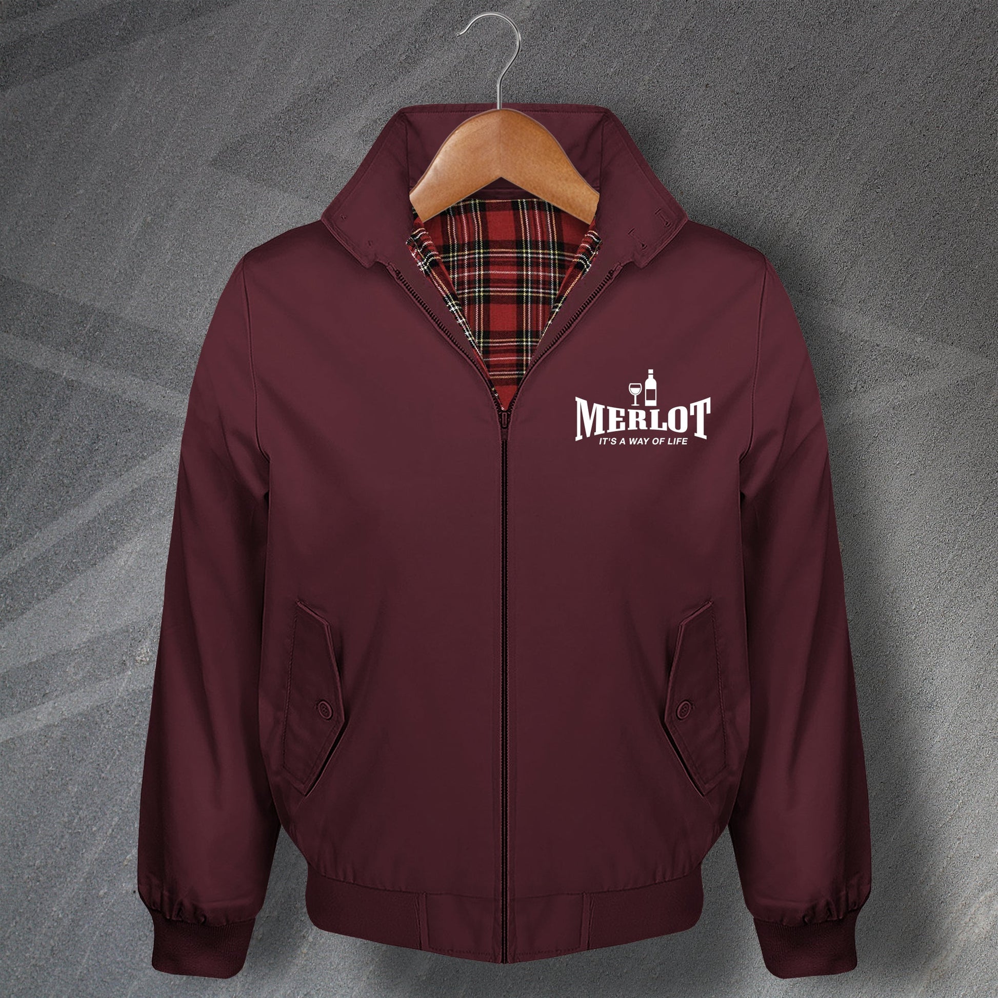 Merlot Red Wine Jacket for Sale