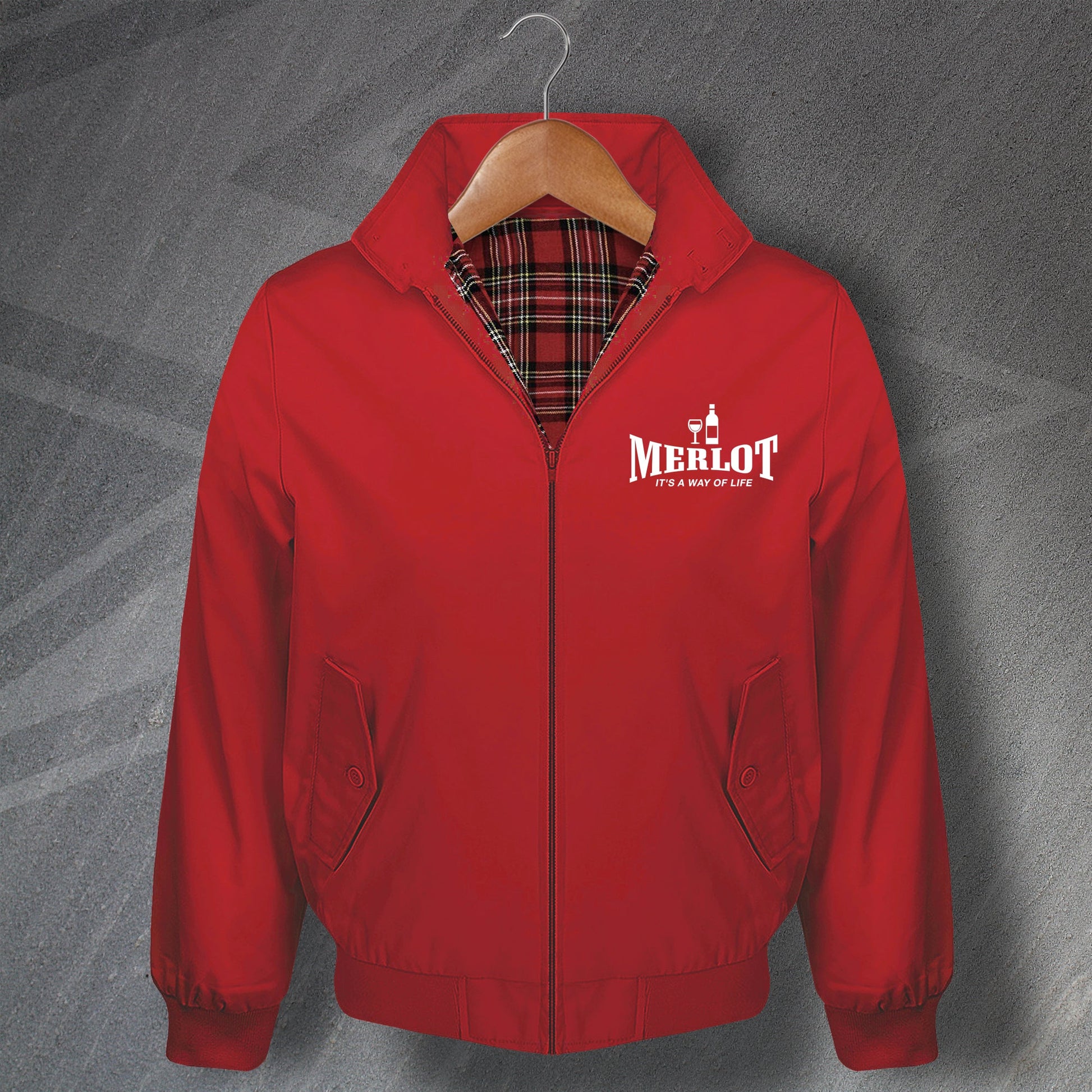 Merlot Red Wine Jacket for Sale