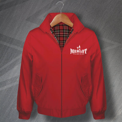 Merlot Red Wine Jacket for Sale