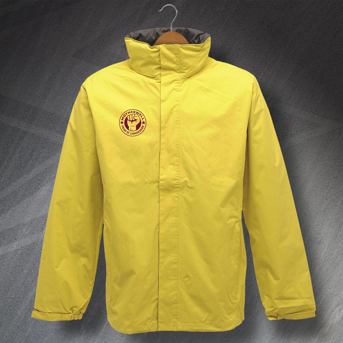 Motherwell The Pride of Lanarkshire Embroidered Waterproof Jacket
